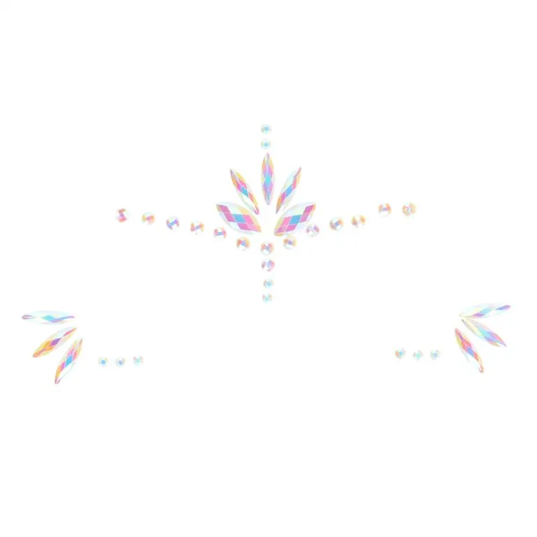 декоративное украшение (камни) на клеевой основе body jewelry stickers - face - glow in the dark - o в Воронеже