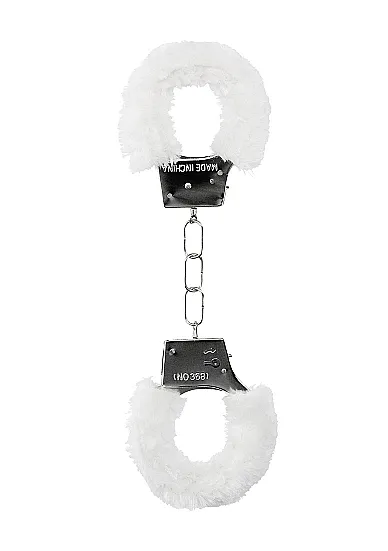 металлические наручники с меховой обивкой beginner's handcuffs furry в Воронеже