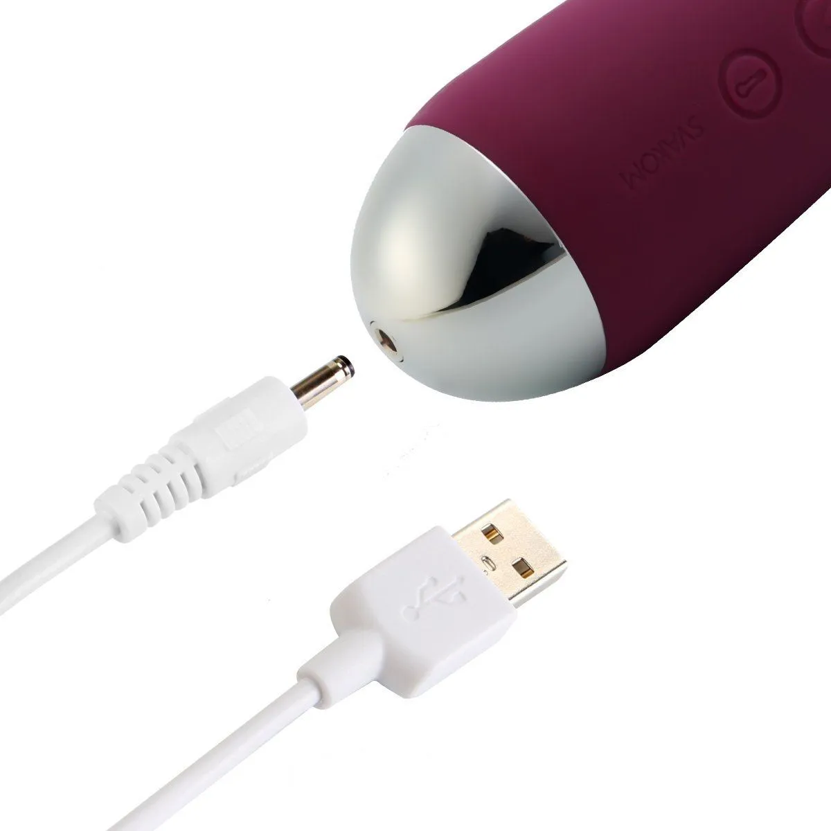 универсальный массажер с насадкой svakom emma, фиолетовый в Воронеже