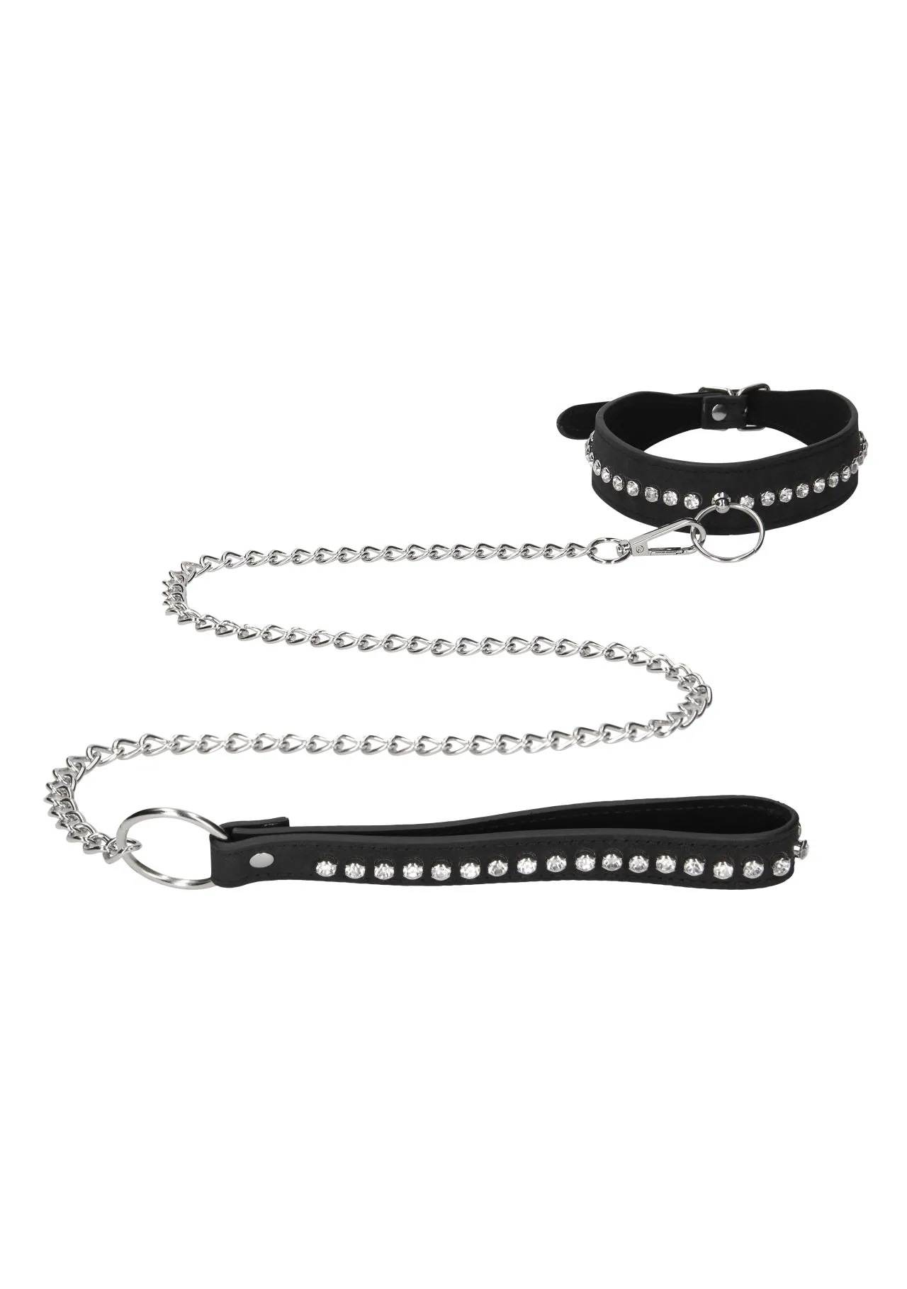 ошейник diamond studded collar with leash в Воронеже