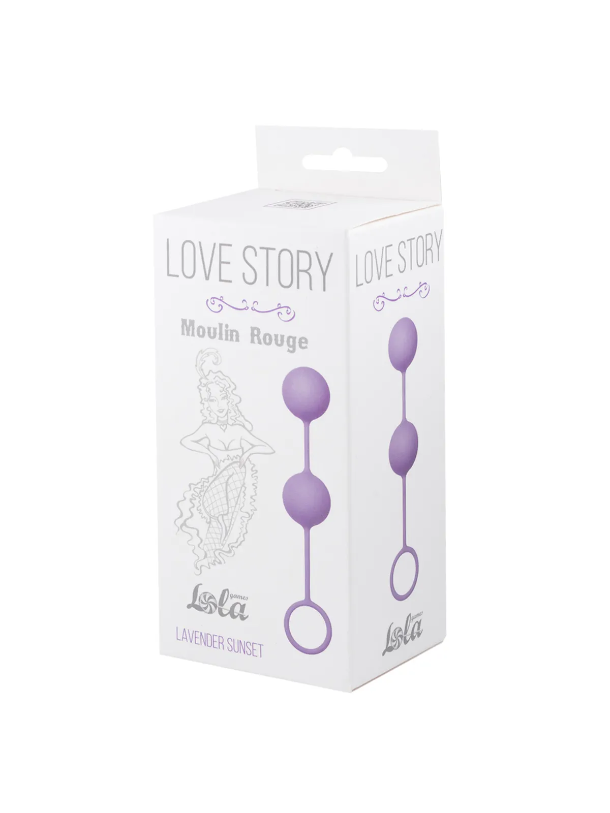 Вагинальные шарики Love Story Moulin Rouge purple 3009-04Lola
