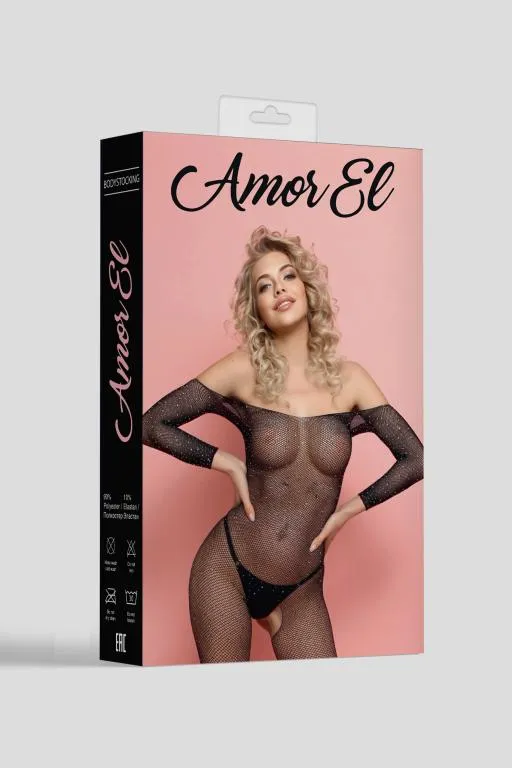 Эротическое кетсьюит (боди-комбинезон) esponela со стразами xl/xxl в Воронеже