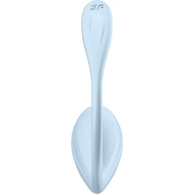 виброяйцо satisfyer smooth petal connect app, голубое, 6,5 см в Воронеже
