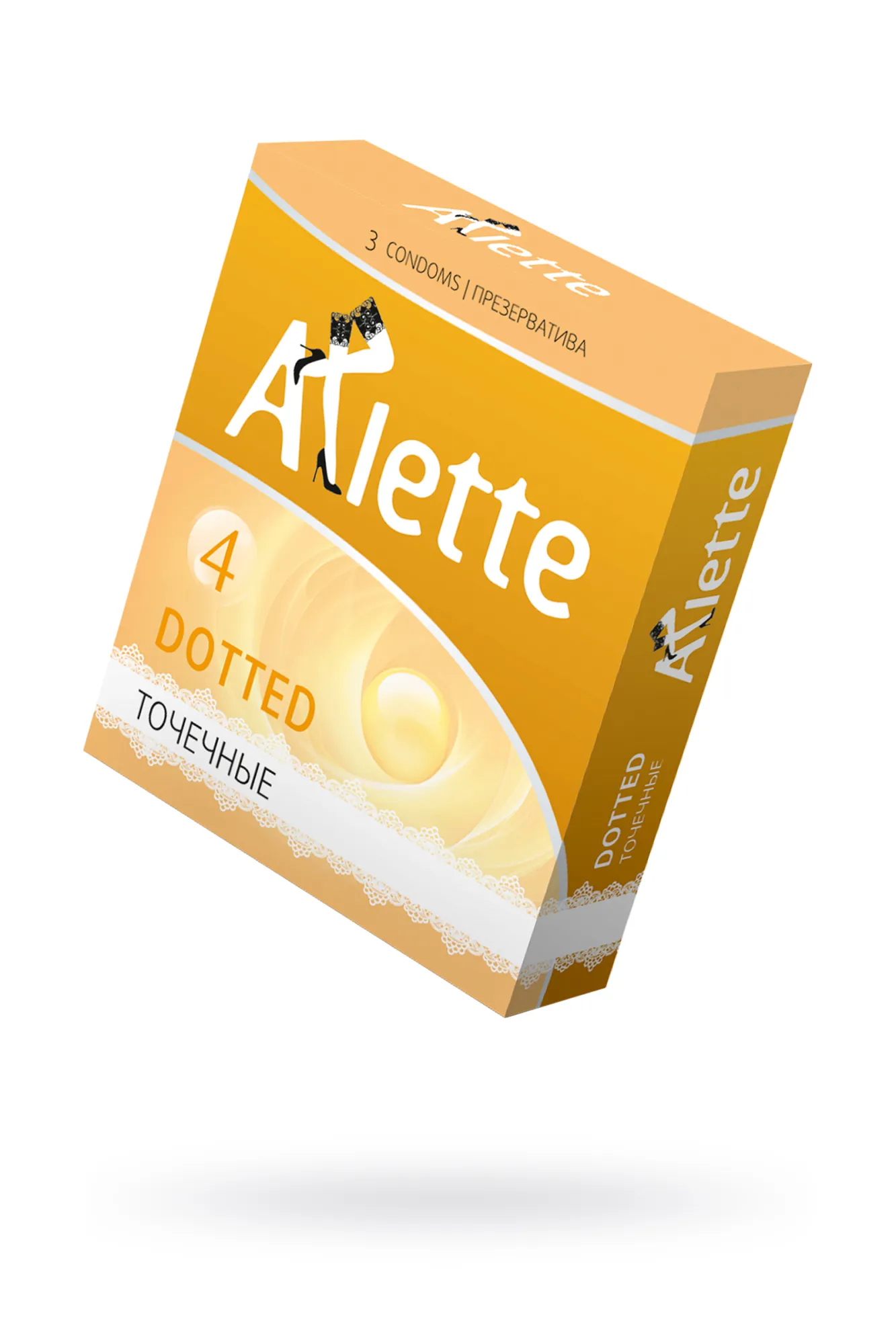 презервативы arlette, dotted, латекс, точечные, 18,5 см, 5,2 см, 3 шт. в Воронеже