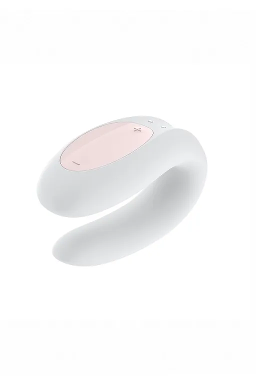 парный вибратор satisfyer double joy с возможностью управления через приложение (белый) в Воронеже