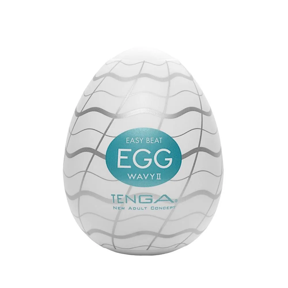 Мастурбатор яйцо Tenga Egg Wavy II №13, одноразовый