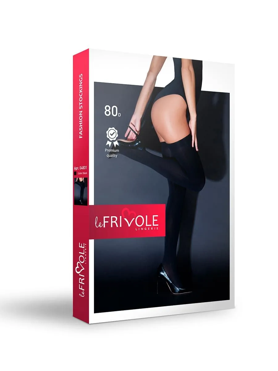 Эротическое плотные черные чулки  04831s/m в Воронеже