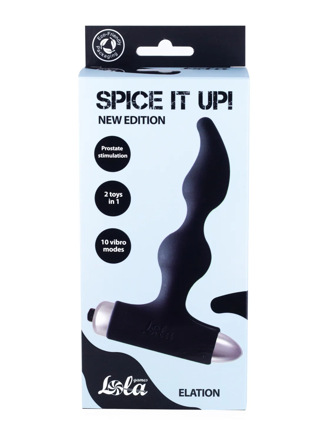 анальная пробка с вибрацией spice it up new edition elation black 8018-01lola в Воронеже