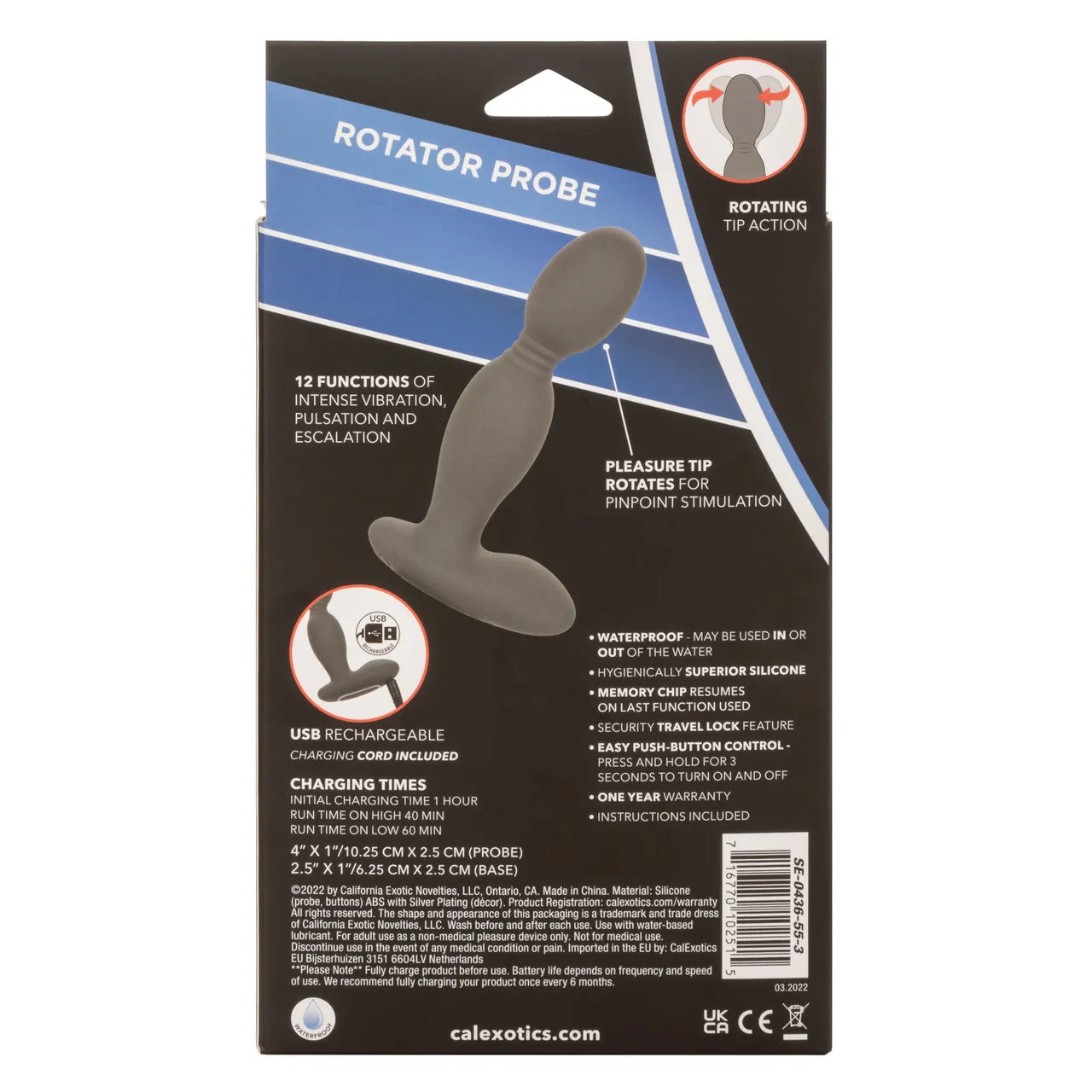 вибромассажер простаты с ротацией eclipse rotator probe в Воронеже