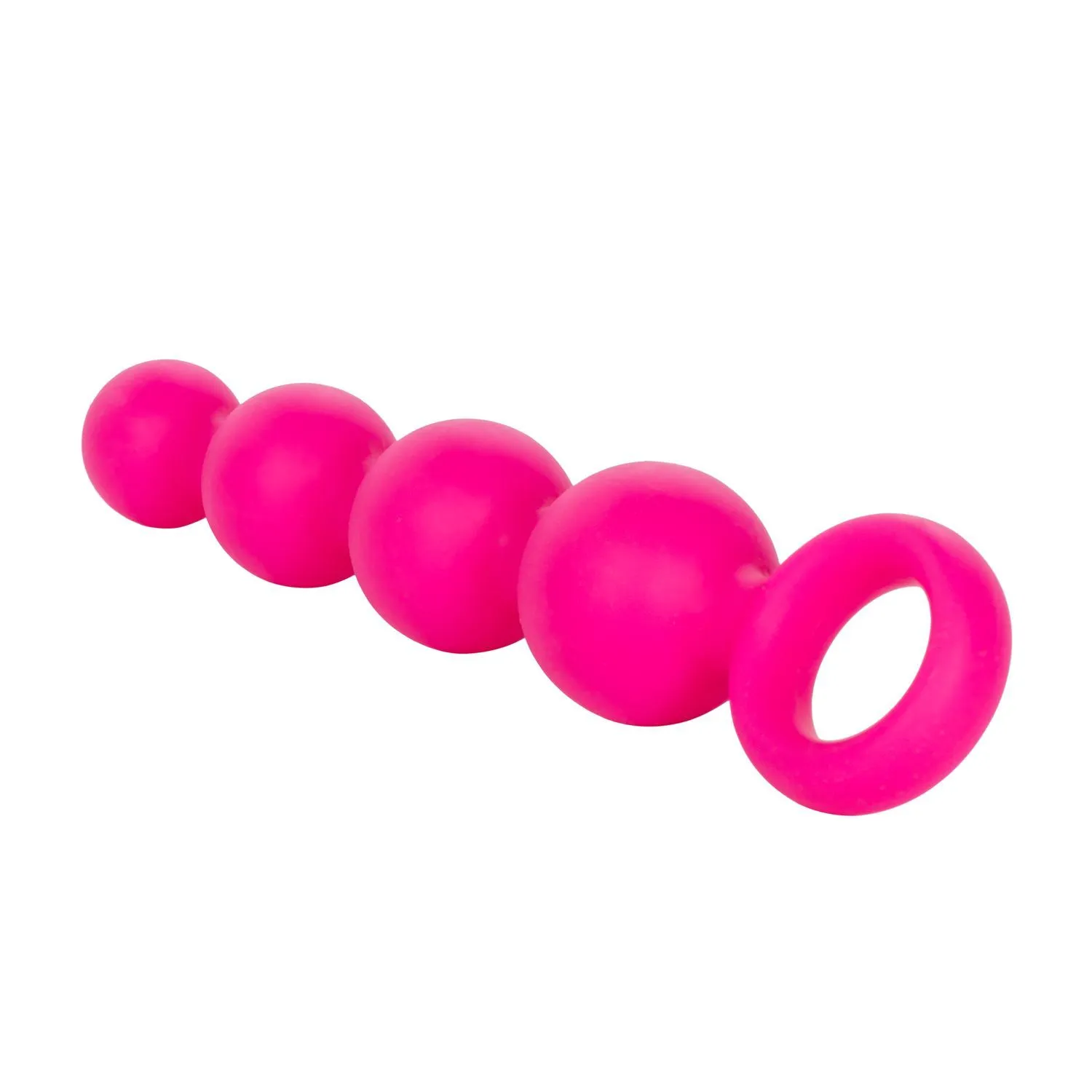 анальные шарики california exotic novelties silicone booty beads, розовые в Воронеже