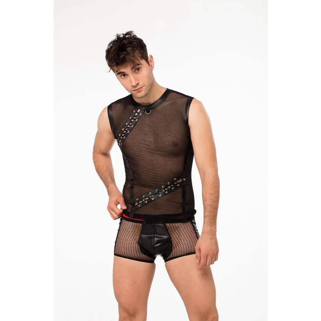 Эротическое футболка lapin rose с элементом шнуровки, размер s в Воронеже