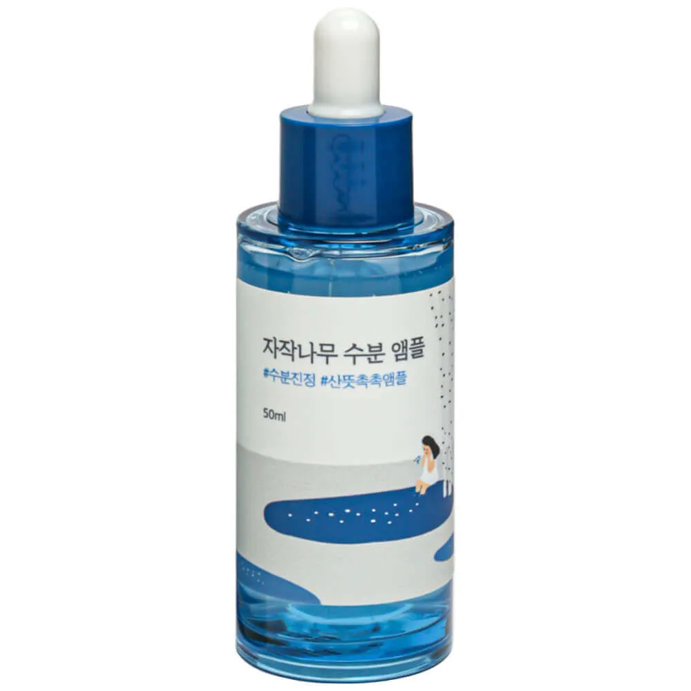 round lab birch juice moisturizing ampoule, липосомальная ампула для интенсивного увлажнения 50 мл в Воронеже