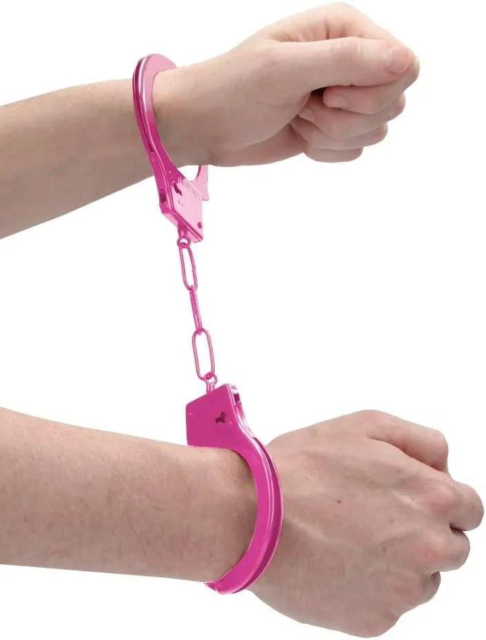 наручники металлические beginner's handcuffs, розовые в Воронеже