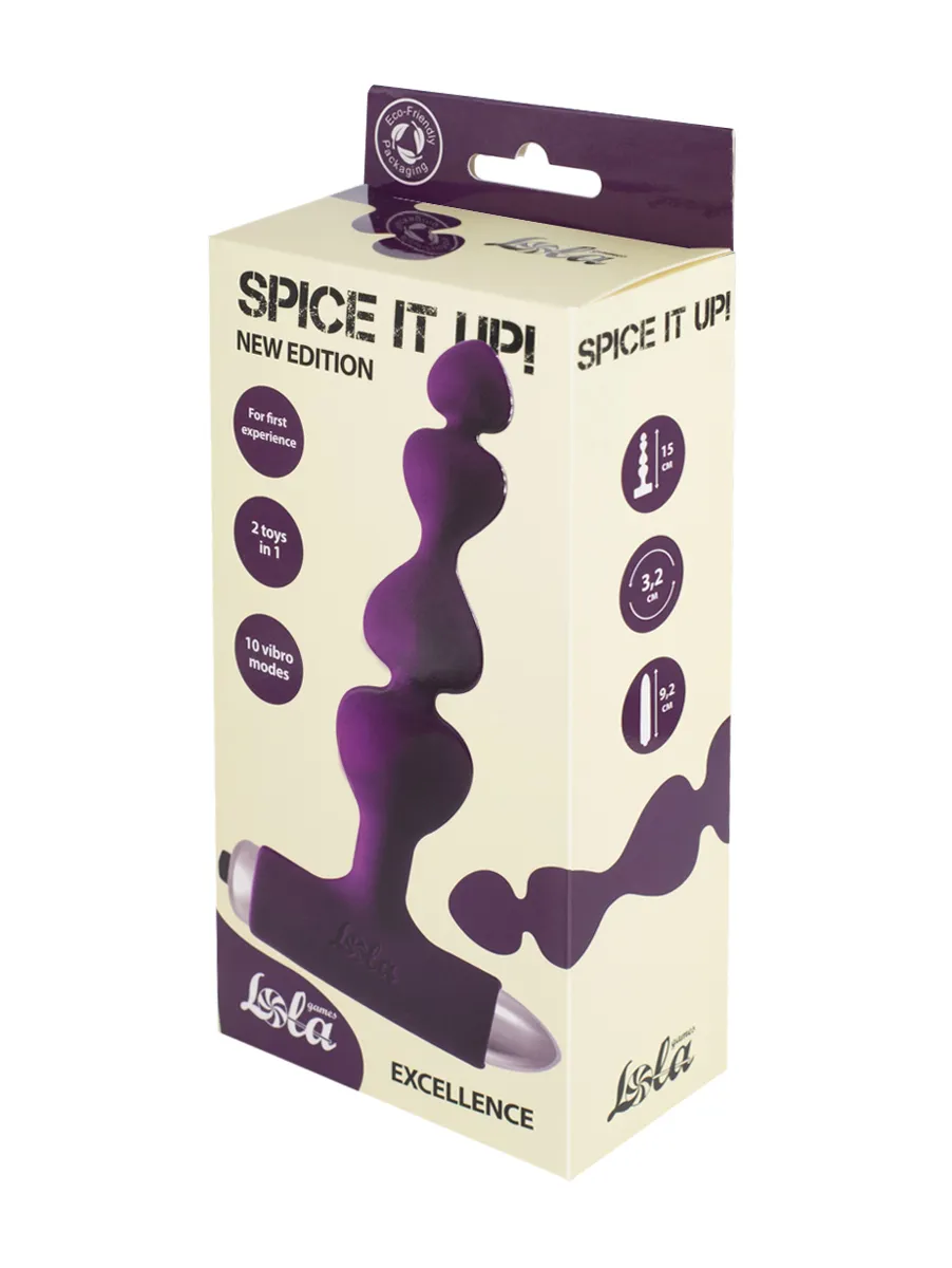 анальная пробка с вибрацией spice it up new edition excellence ultraviolet 8016-04lola в Воронеже