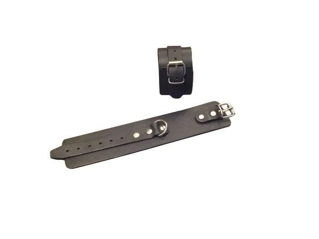 Наручники декоративные Подиум черные, ширина 5 см