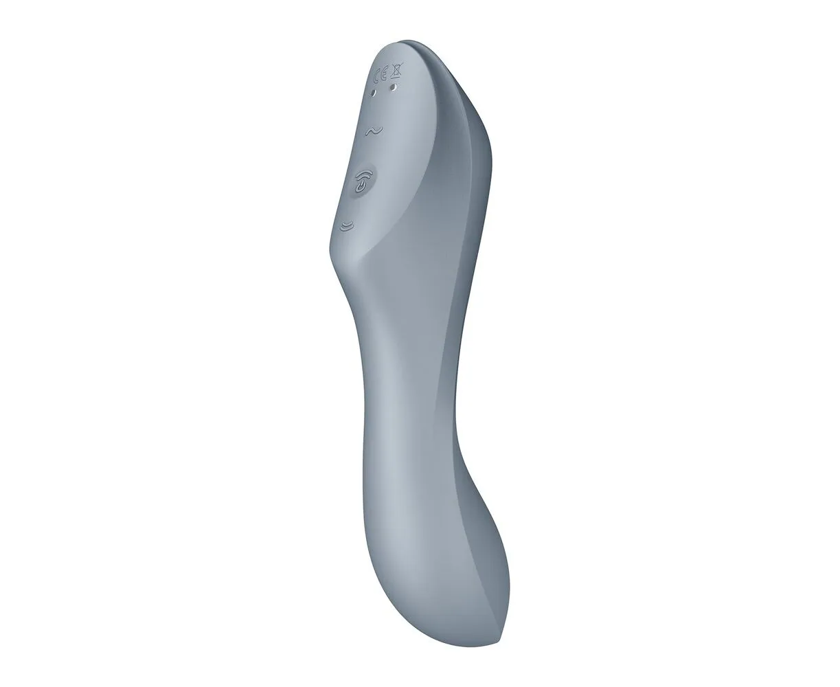 вакуумный массажер satisfyer curvy trinity 3 bluegrey 036533sa в Воронеже