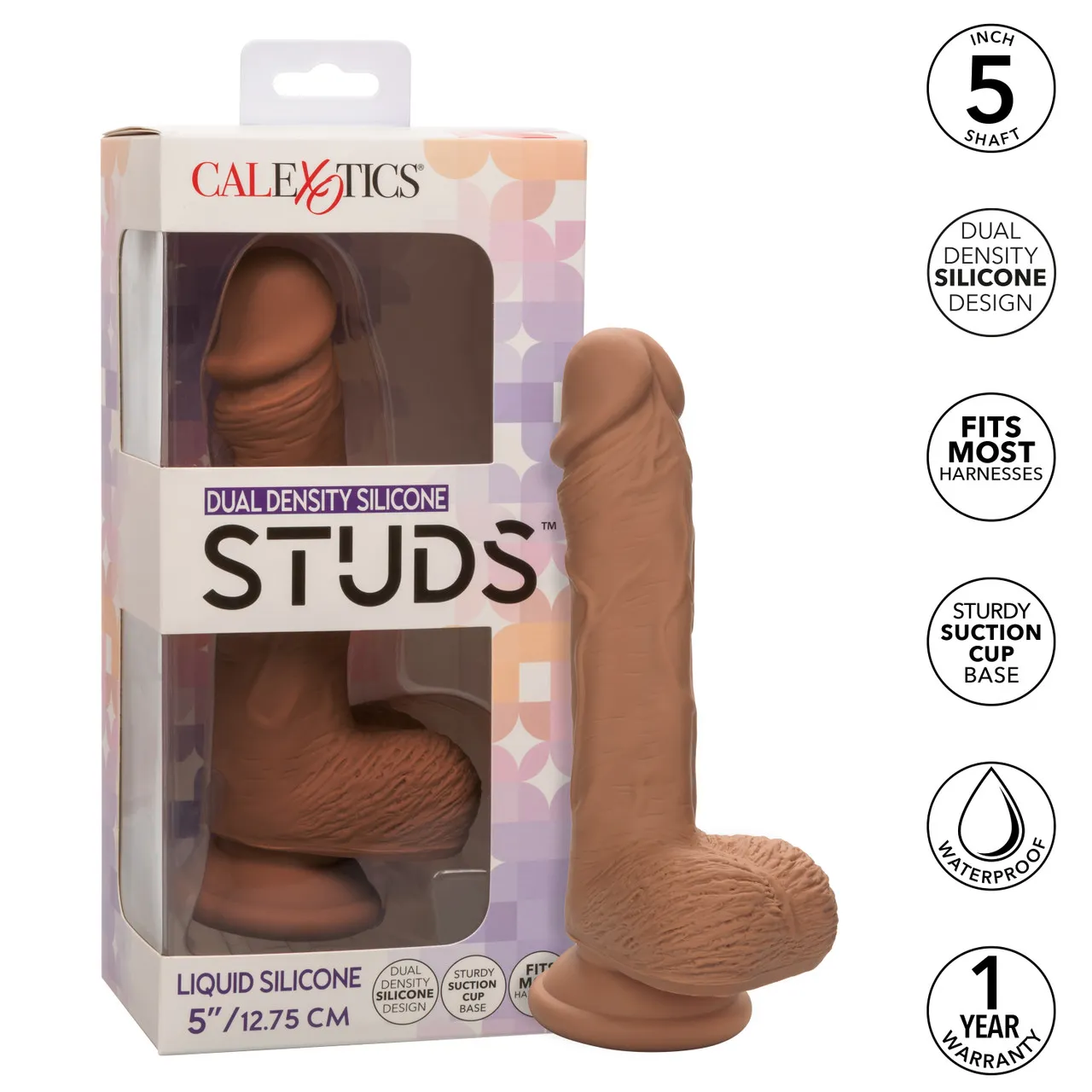 фалоимитатор dual density silicone studs (12,75 х 3,25 см.) в Воронеже