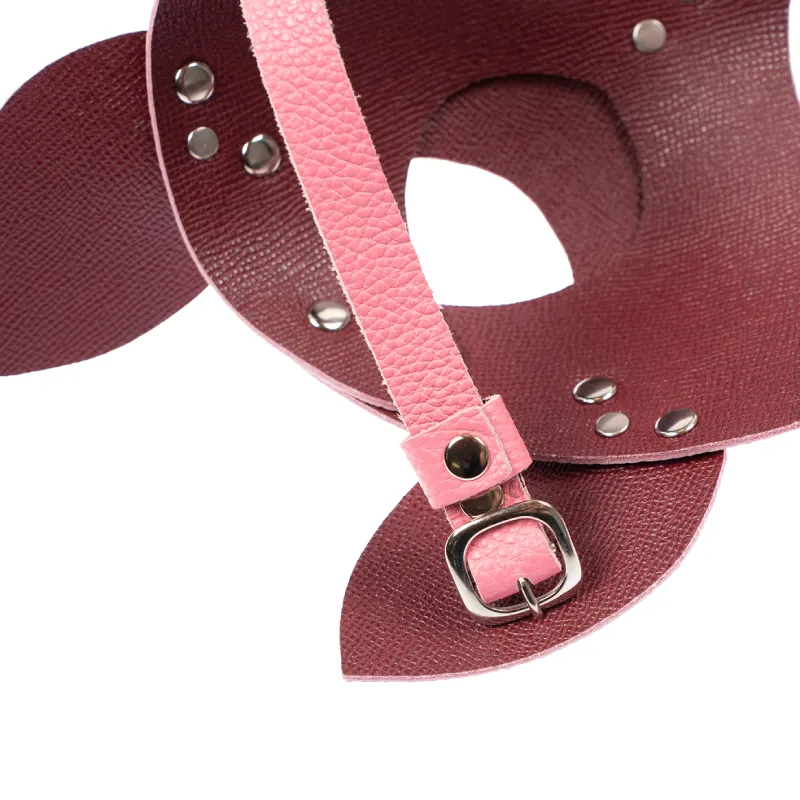 маска кошки с серёжкой, розовая в Воронеже