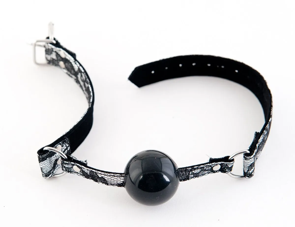 кляп силиконовый toyfa marcus на кружевном ремешке, серебряный, 60 см в Воронеже