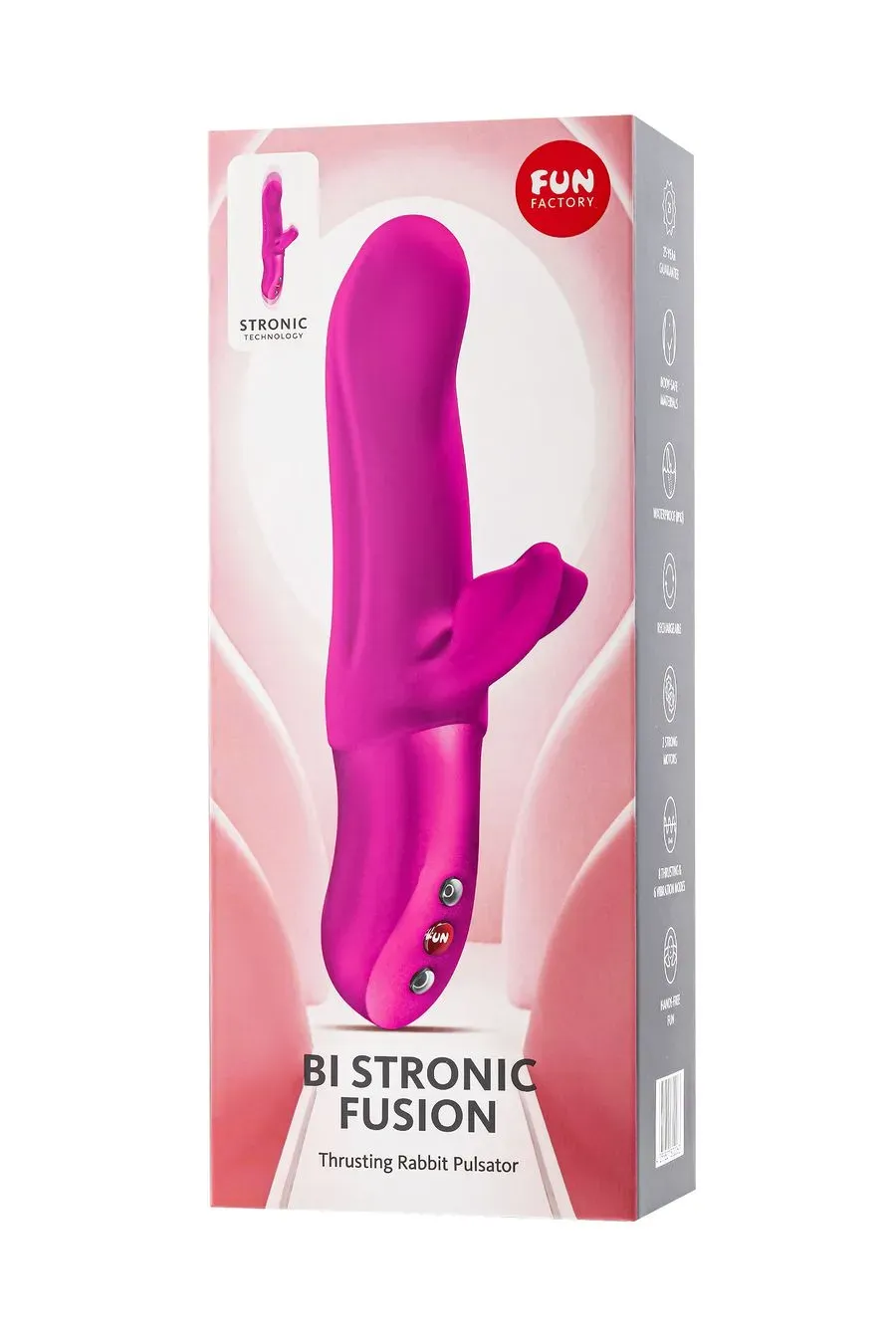 пульсатор fun factory bi stronic fusion, розовый в Воронеже