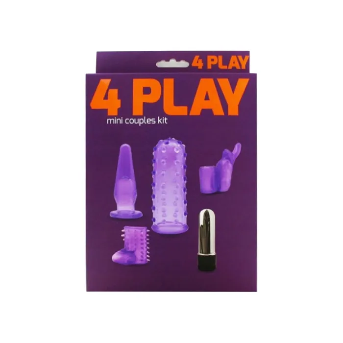 набор насадок 4 play с мини вибромассажером в Воронеже