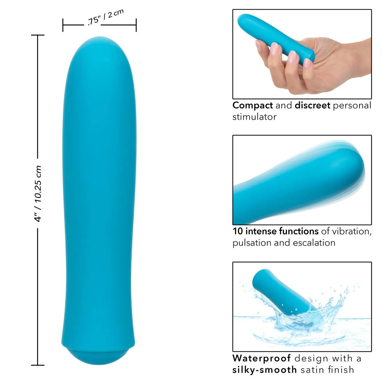 миниатюрный перезаряжаемый вибромассажер kyst t.c.b. taking care of business в Воронеже