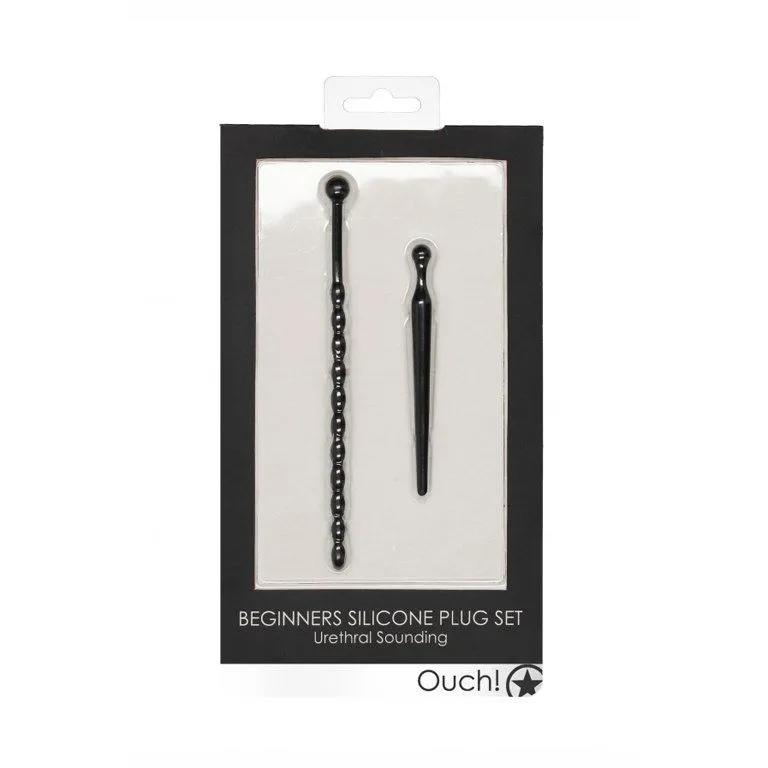 набор уретральных бужей silicone beginners plug set черный в Воронеже