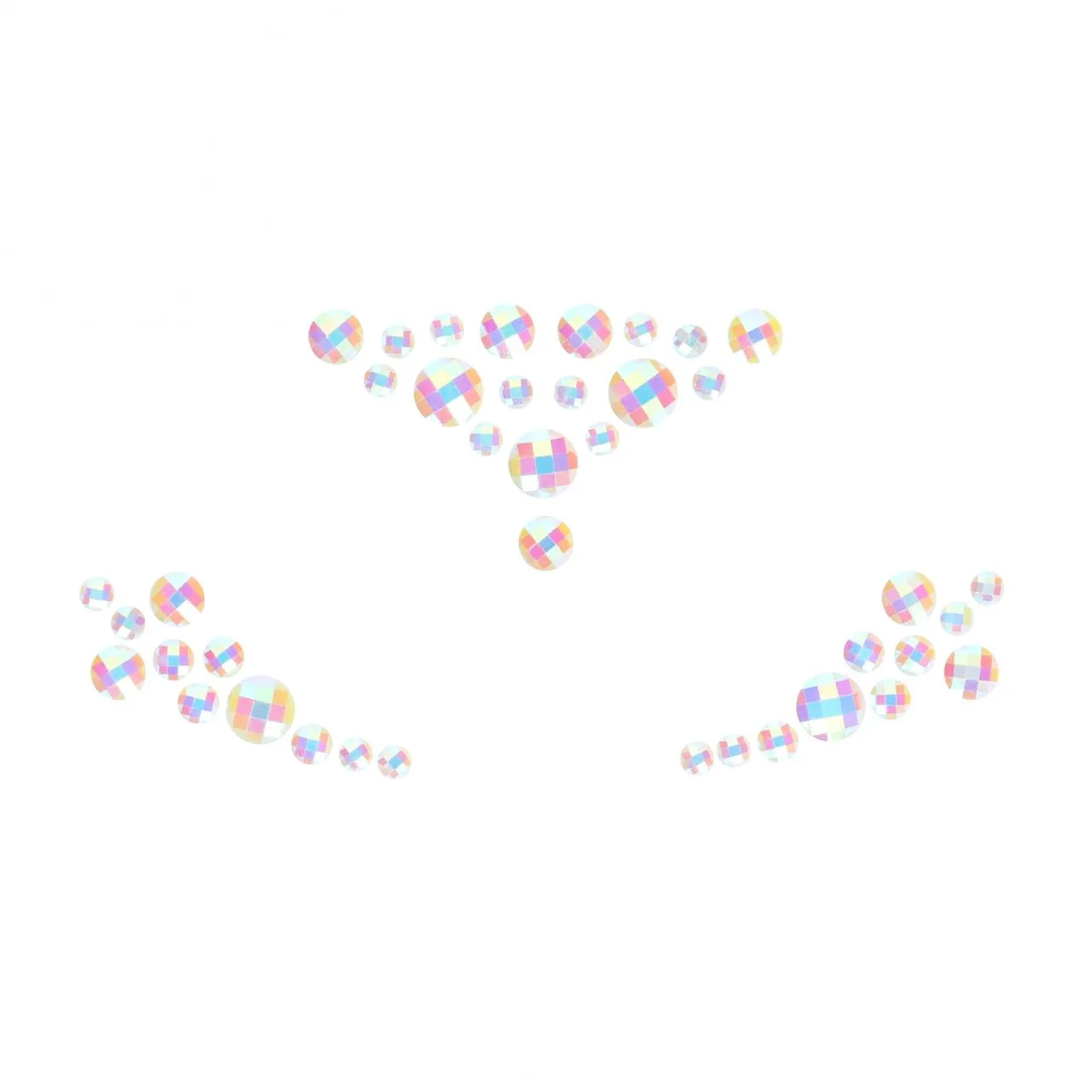 декоративное украшение (камни) на клеевой основе body jewelry stickers - face - glow in the dark - o в Воронеже