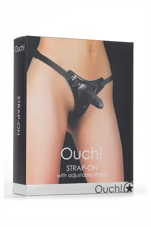 Страпон с кожаными трусиками Strap-On
