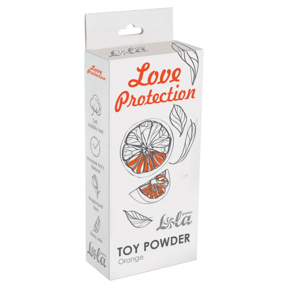 пудра для игрушек ароматизированная love protection orange 30g 1829-01lola в Воронеже