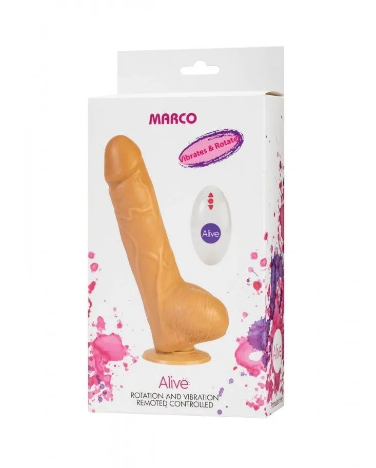 вибратор alive marco с пультом ду, телесный в Воронеже