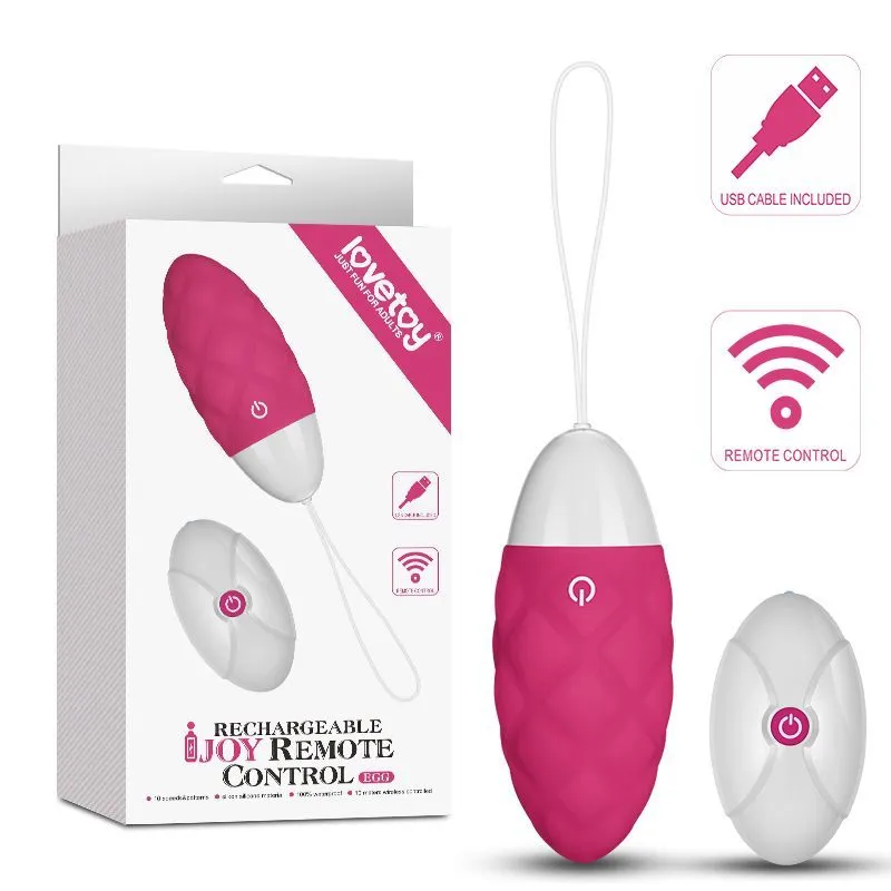 виброяйцо lovetoy ijoy rechargeable egg, розовое в Воронеже