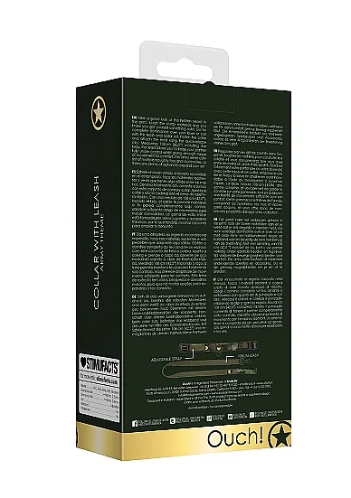 ошейник с поводком collar with leash - army theme в Воронеже