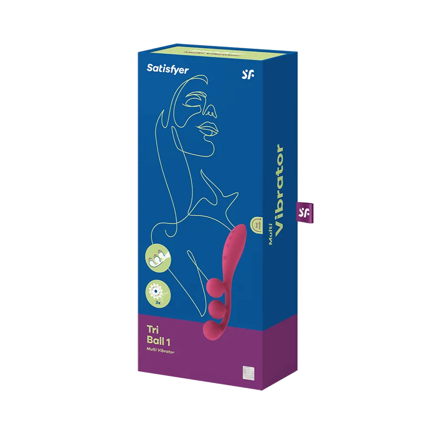 мульти-вибратор satisfyer tri ball 1 red 018263sa в Воронеже