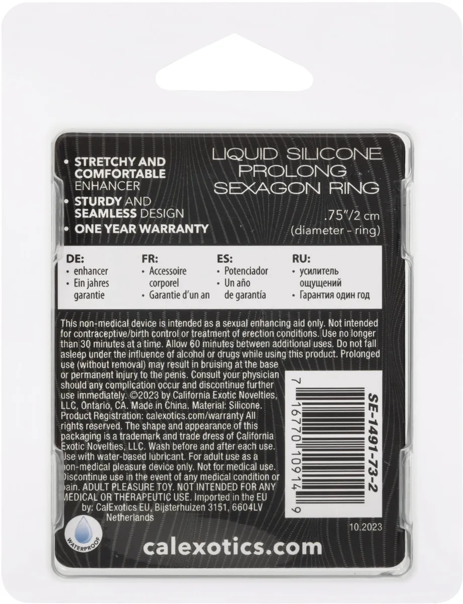 эрекционное кольцо из жидкого силикона alpha sexagon liquid silicone glow-in-the-dark в Воронеже