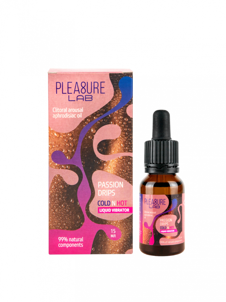 жидкий вибратор с афродизиаком pleasure lab passion drips cold n hot 1190-02lab в Воронеже