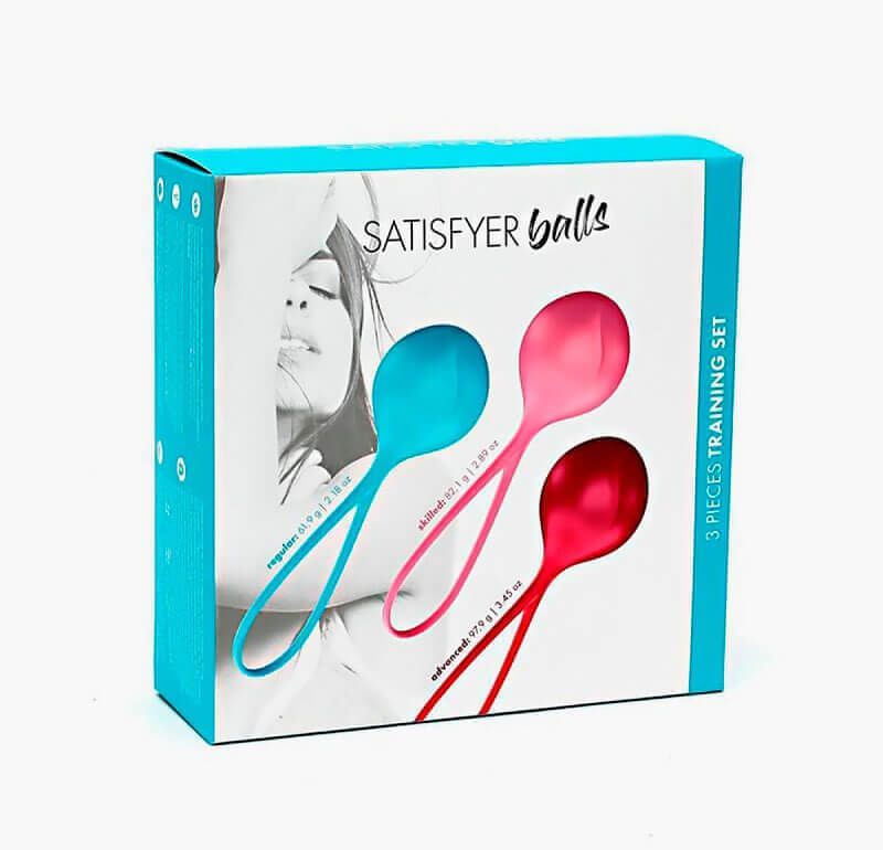 набор из трёх одинарных вагинальных шариков satisfyer balls в Воронеже