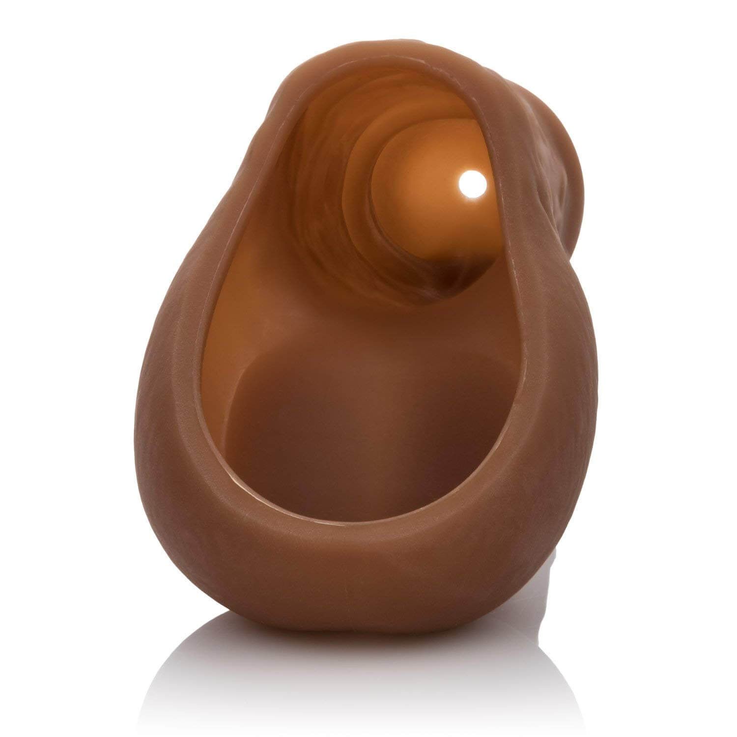 насадка закрытая california exotic novelties packer gear stp packer, коричневая в Воронеже