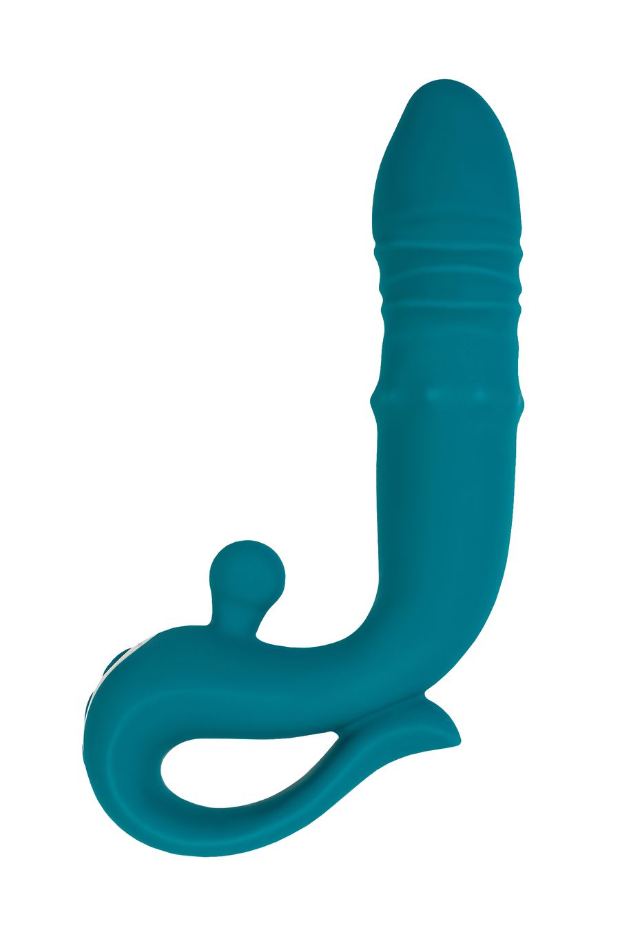 вибромассажер с функцией up&down и стимулирующим кольцом, jos mija, силикон, зеленый, 19 см в Воронеже