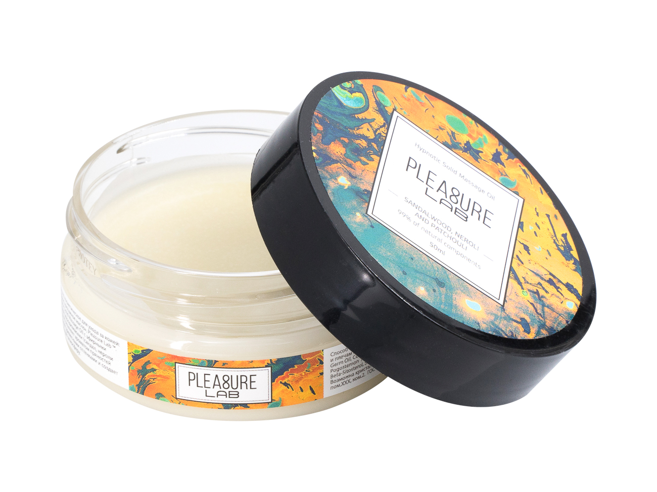 твердое массажное масло pleasure lab hypnotic сандал, нероли и пачули 50 мл 1035-01lab в Воронеже