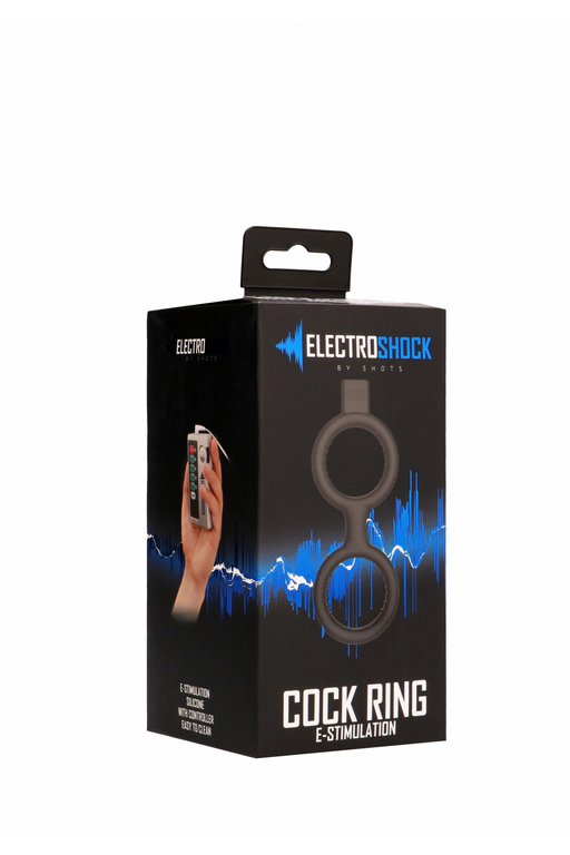 двойное кольцо с электростимуляцией e-stimulation cock ring with ballstrap в Воронеже