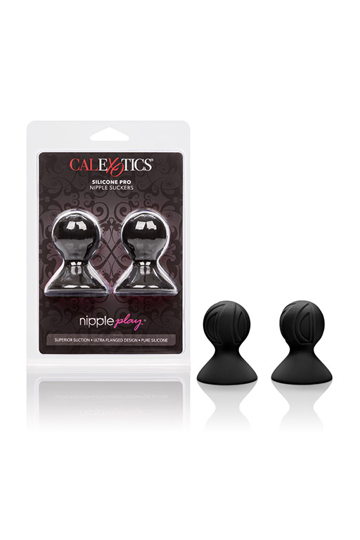 Насадки-присоски Nipple Play® Silicone Pro Nipple Suckers - Black