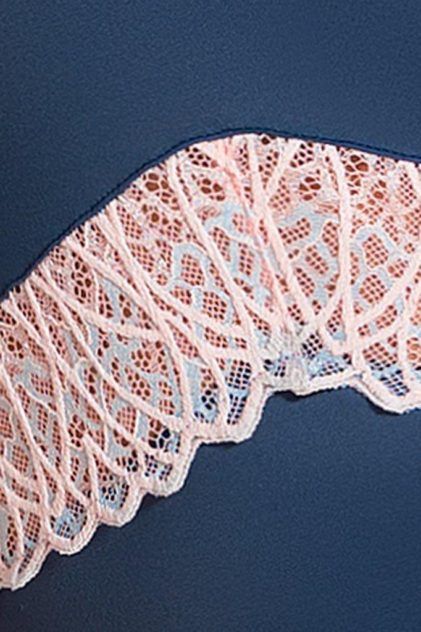 Эротическое корсет lapin rose selina синий в Воронеже