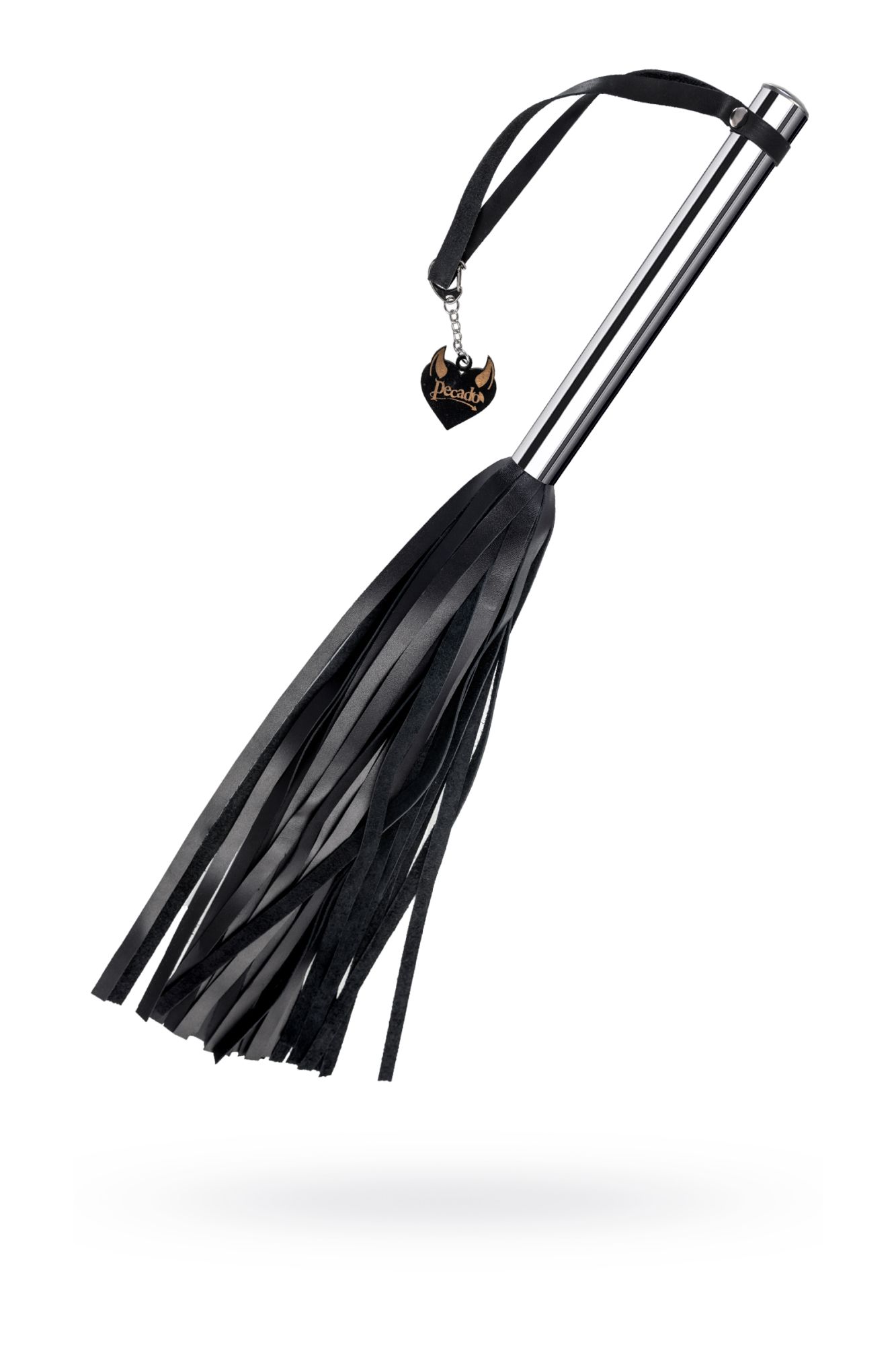 плеть большая pecado bdsm, металлическая рукоять, чёрные хлысты, натуральная кожа в Воронеже