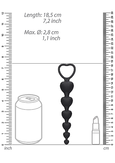 анальная елочка anal heart beads в Воронеже