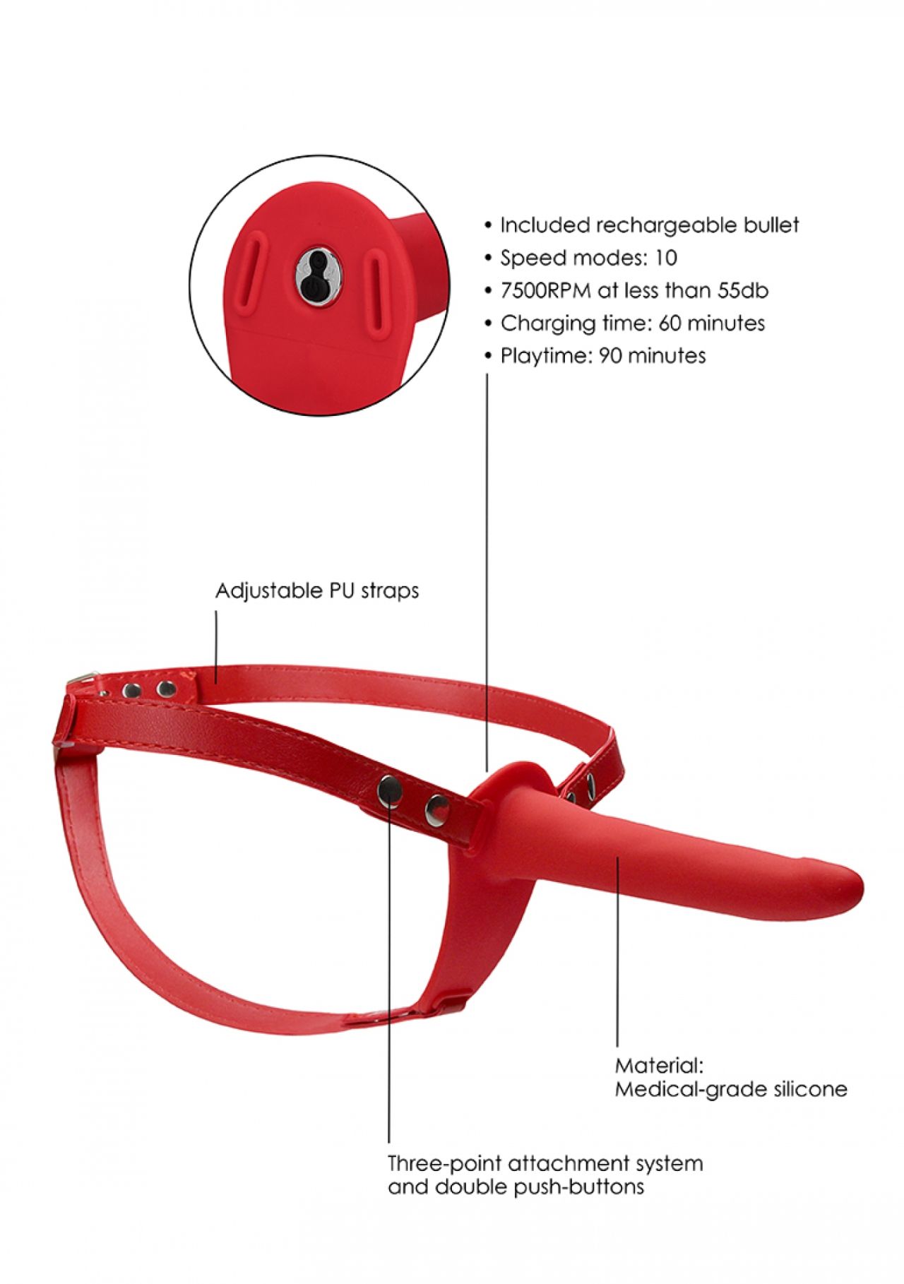 страпон adjustable с вибрацией в Воронеже