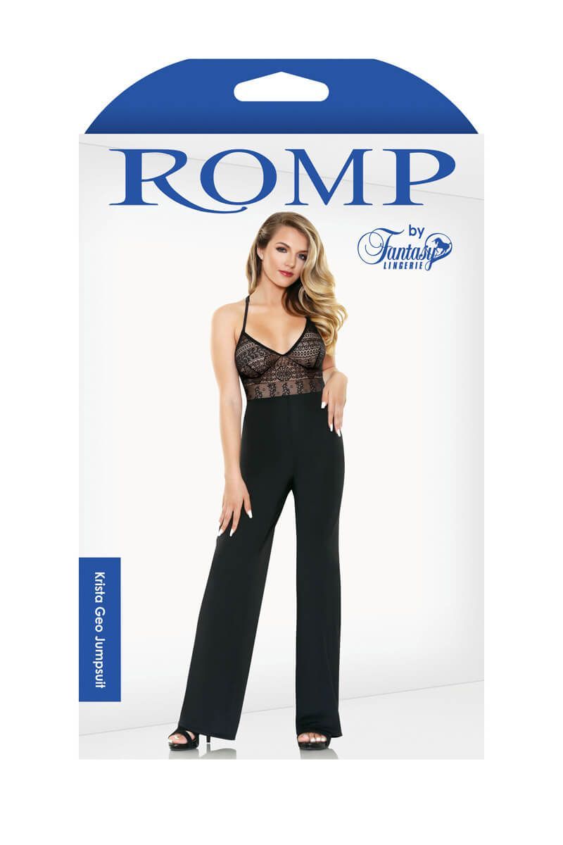 Эротическое комбинезон fantasy lingerie krista geo jumpsuit, черный в Воронеже