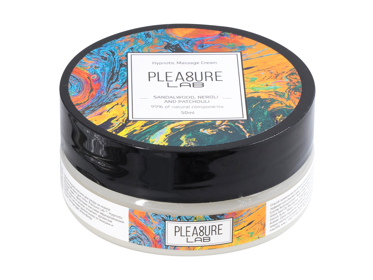 массажный крем pleasure lab hypnotic сандал, нероли и пачули 50 мл 1075-01lab в Воронеже