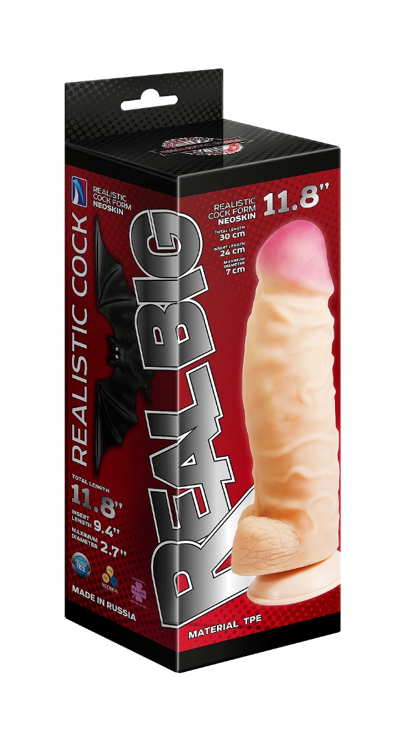 реалистичный фаллоимитатор супергигант с присоской в коробке 958103ru в Воронеже