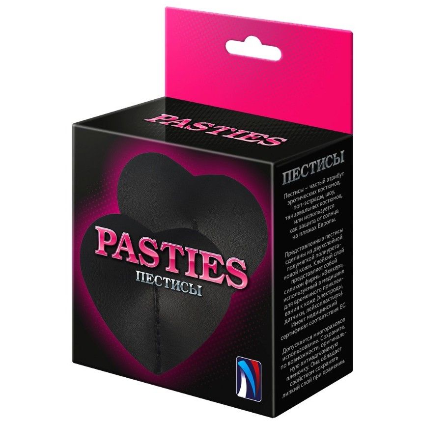 Пестисы чёрные черные кож.зам